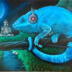 The Blue Chameleon